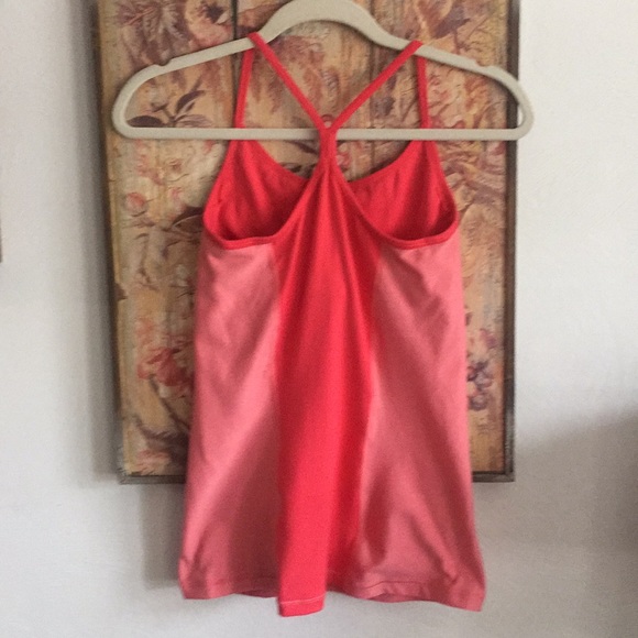 NIKE DRIFIT CORAL PINK STRETCH WORKOUT TANK TOP S - Picture 3 of 6